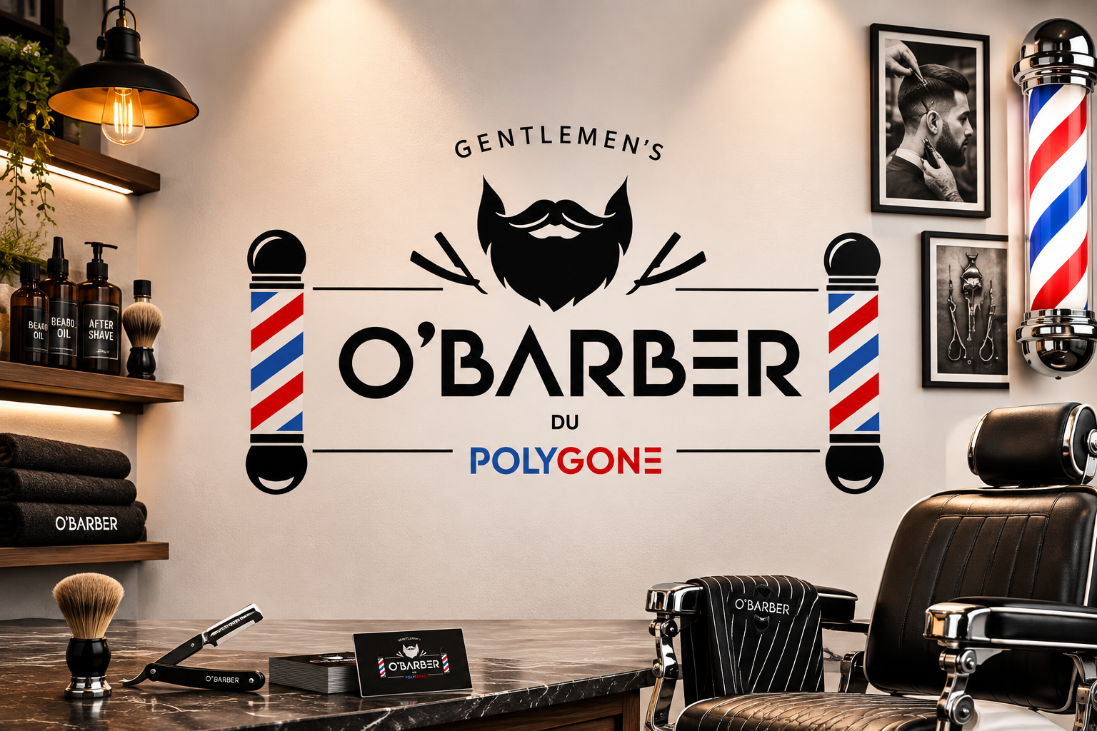 Logo O'Barber du Polygon — Barber shop