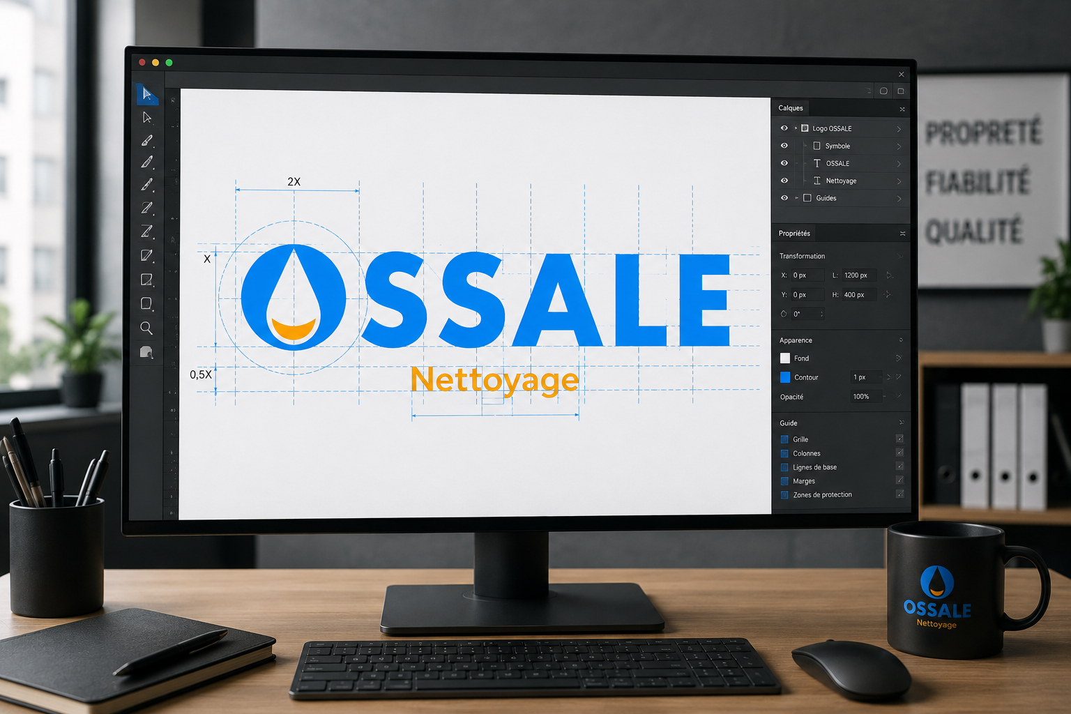 Logo Ossale Nettoyage — Nettoyage