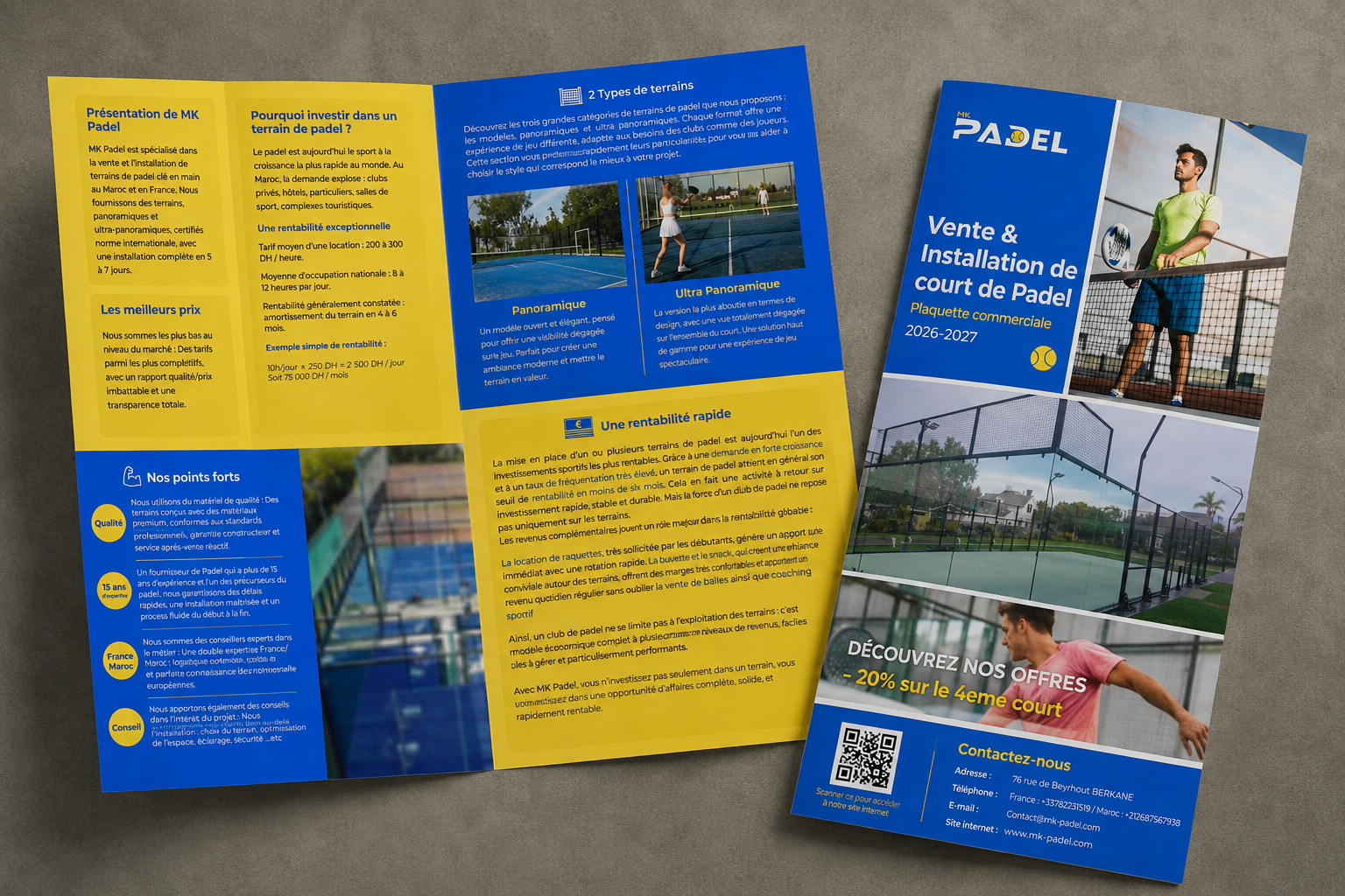 MK Padel — FLYER / AFFICHE